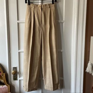 Vintage Ralph Lauren Plaid high waist pleated pant